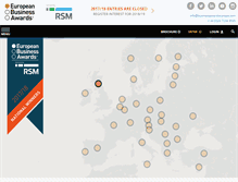Tablet Screenshot of businessawardseurope.com